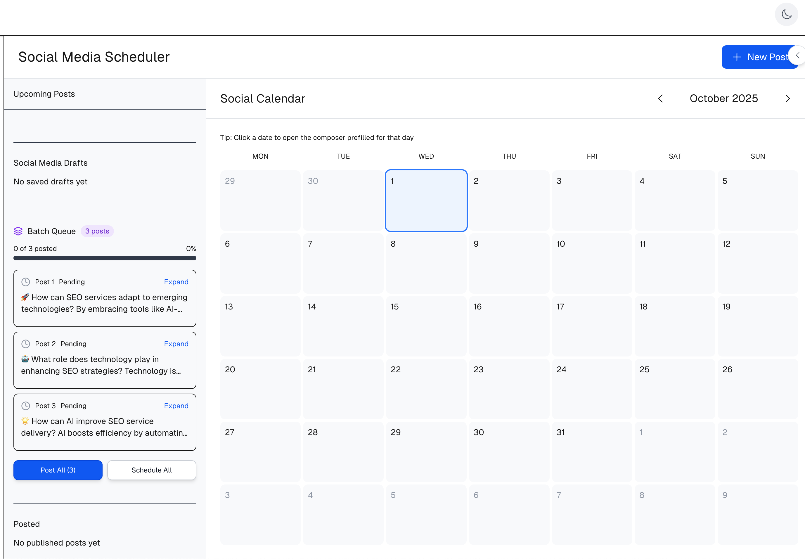Plan and publish everywhere